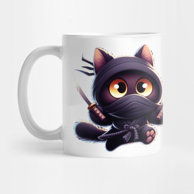 Ninja Cat The Cuteness in Disguise by Divineshopy